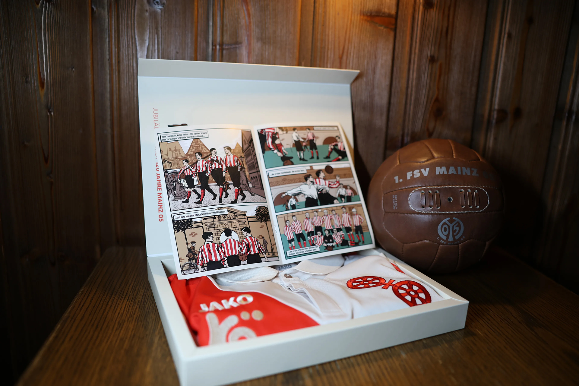 FSV Mainz 05 120th anniversary jersey detail