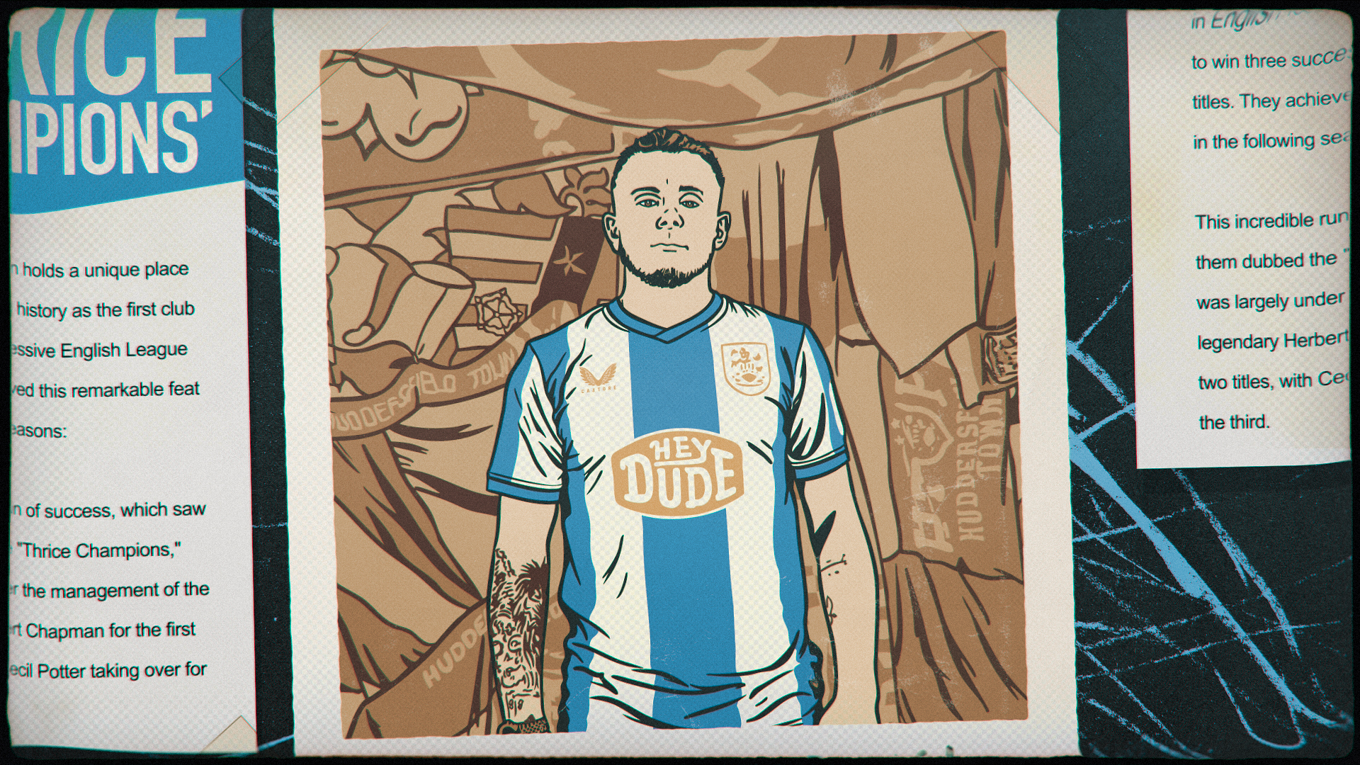 HTAFC Thrice Champions Jersey animation landscape
