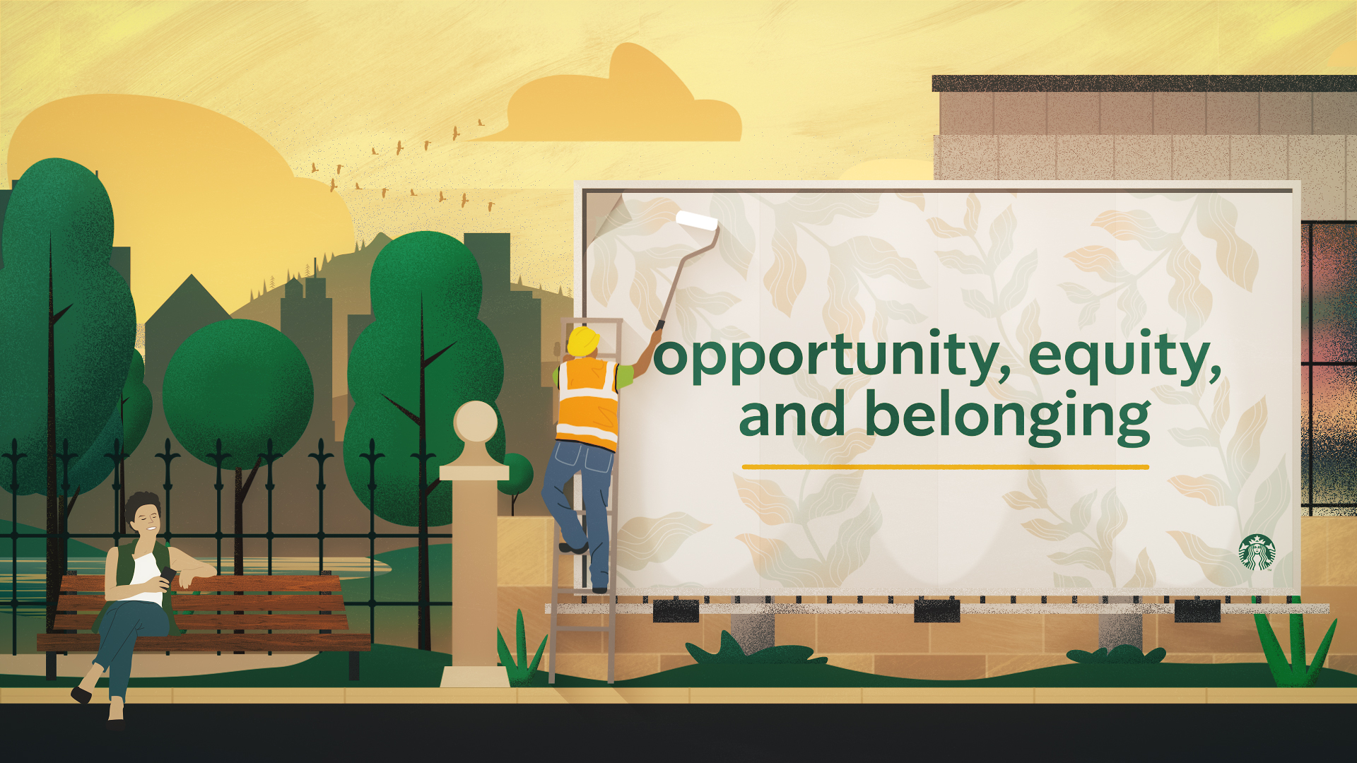 Starbucks Community Stores animation still