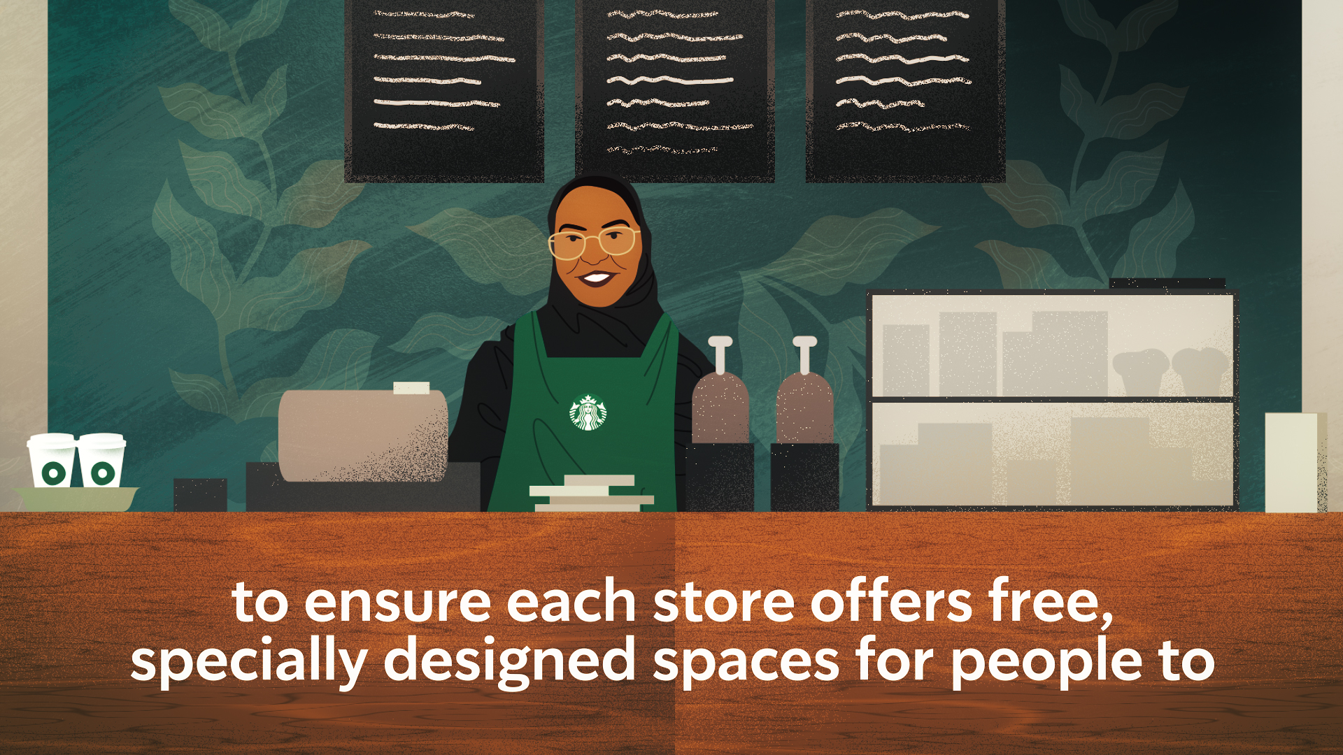 Starbucks Community Stores animation still